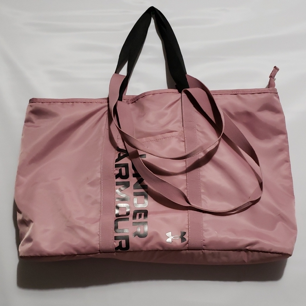 Under Armour Dusty Pink Tote with Black Accents